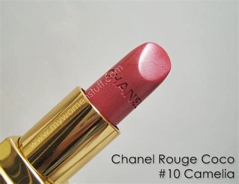 chanel rouge coco 10 camelia|chanel camelia lipstick.